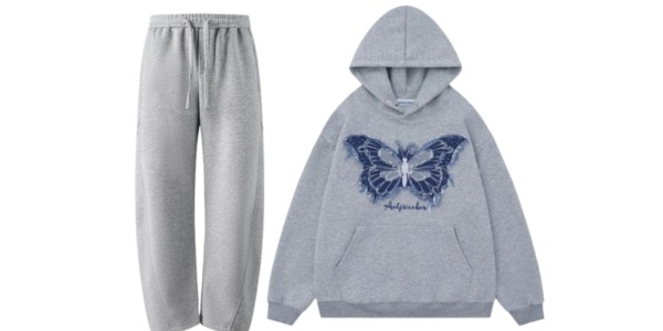 Aelfric Eden Gray Hoodie With Sweatpants