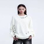 Aelfric Eden Contrast Color Seam Sweater