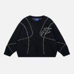 Aelfric Eden Line Embroidery Sweater