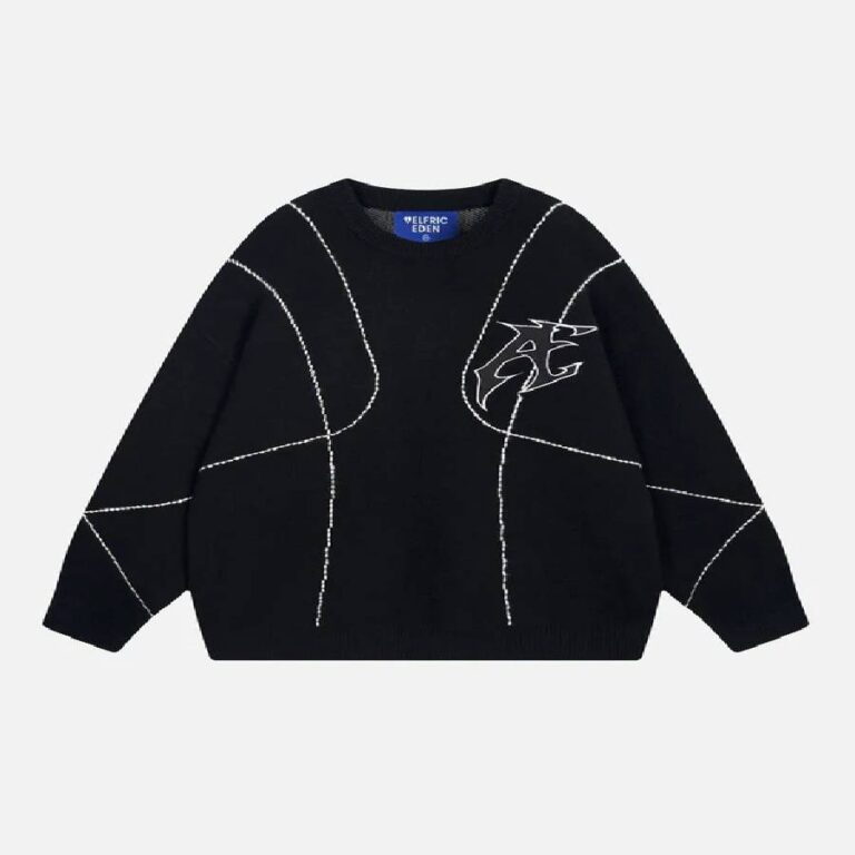 Aelfric Eden Line Embroidery Sweater