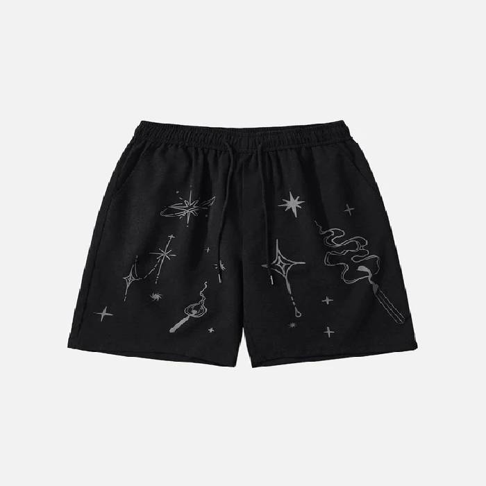 Aelfric Eden Print Drawstring Shorts