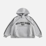 Aelfric Eden Retro Letter Print Hoodie