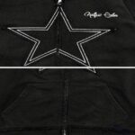 Aelfric Eden Star Washed Zip Up Hoodie