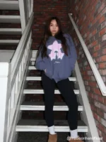 Blurring Star Washed Hoodie