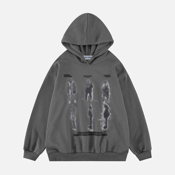 Aelfric Eden Blurry Shadow Print Hoodie