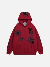 Aelfric Eden 3D Embroidery Spider Hoodie